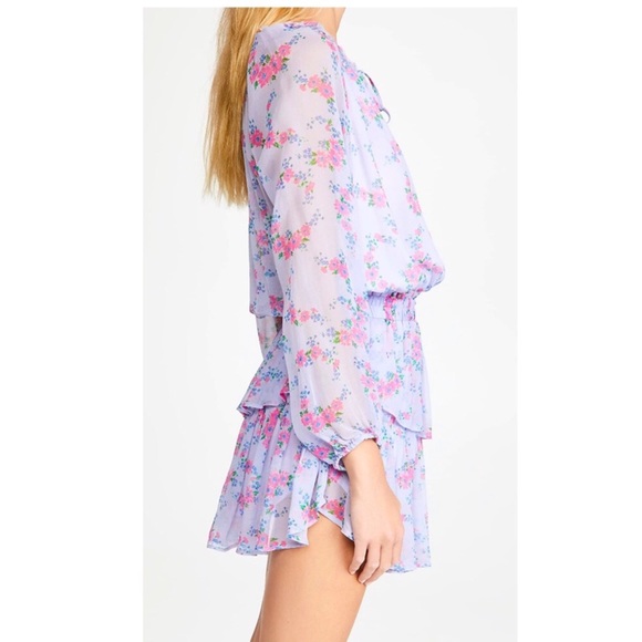 LoveShackFancy Wisteria Lilac Popover Dress